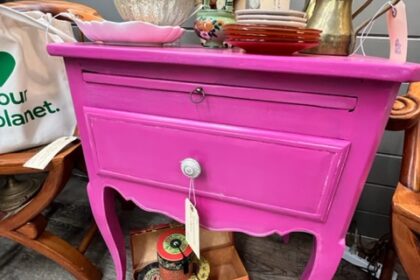 Pink Side Table
