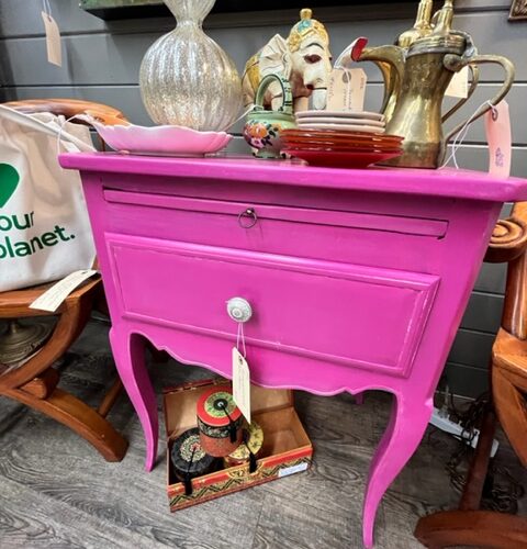 Pink Side Table